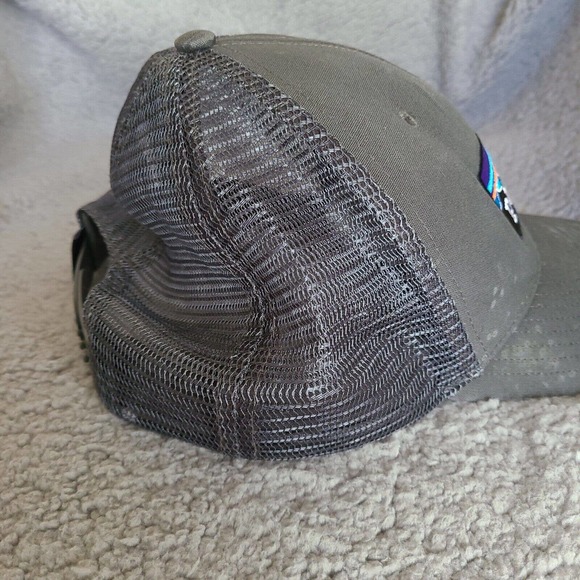 Patagonia Hat Cap Trucker Mesh Gray Snapback - Picture 4 of 10